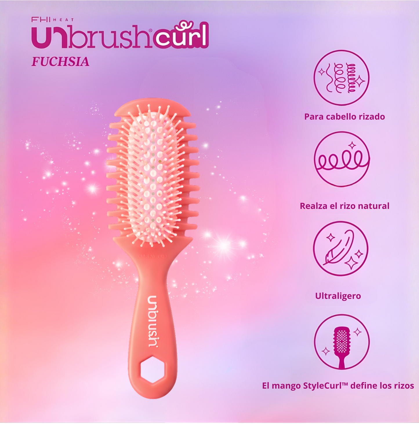 Unbrush Curl Hair Brush by FHI HEAT