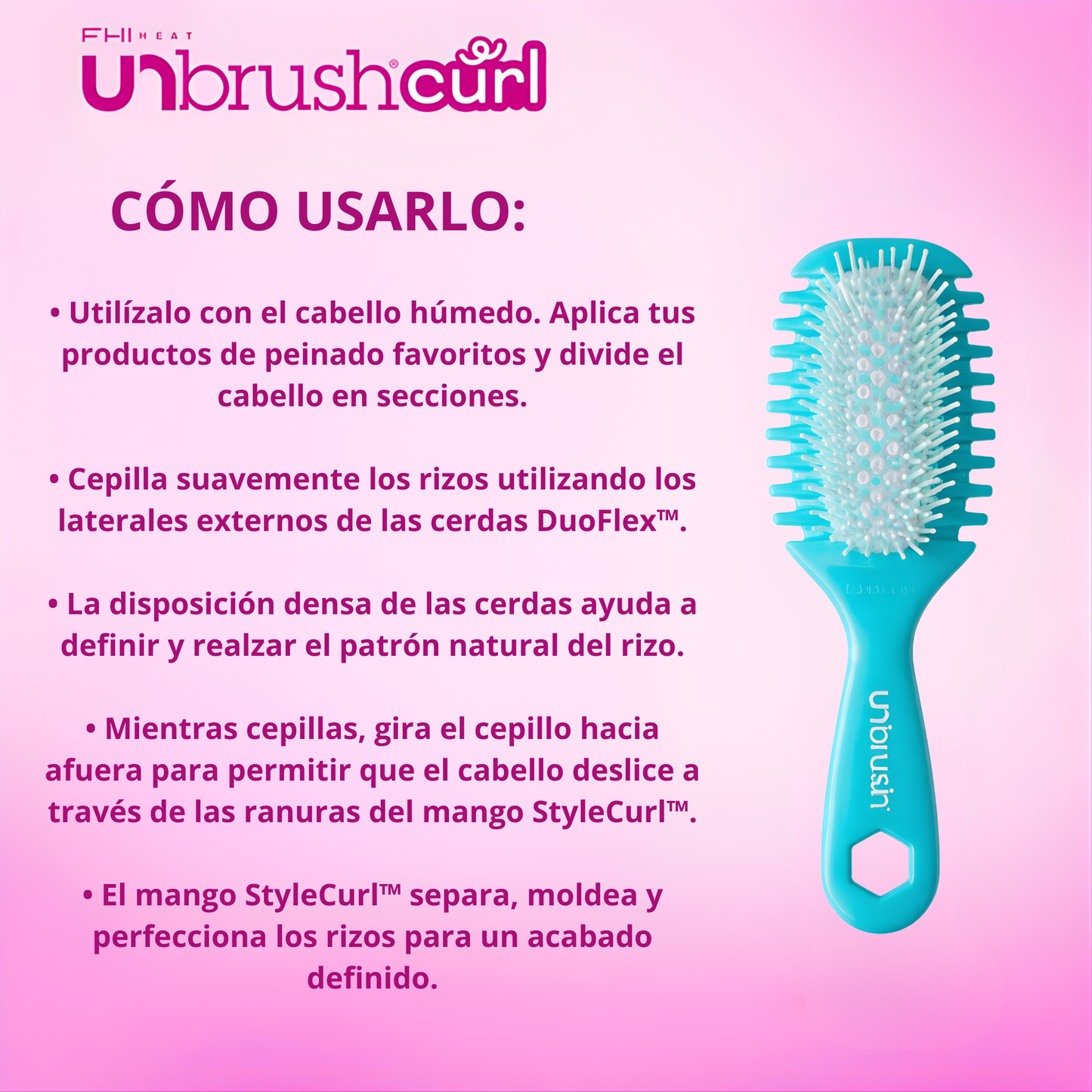 Unbrush Curl Hair Brush by FHI HEAT